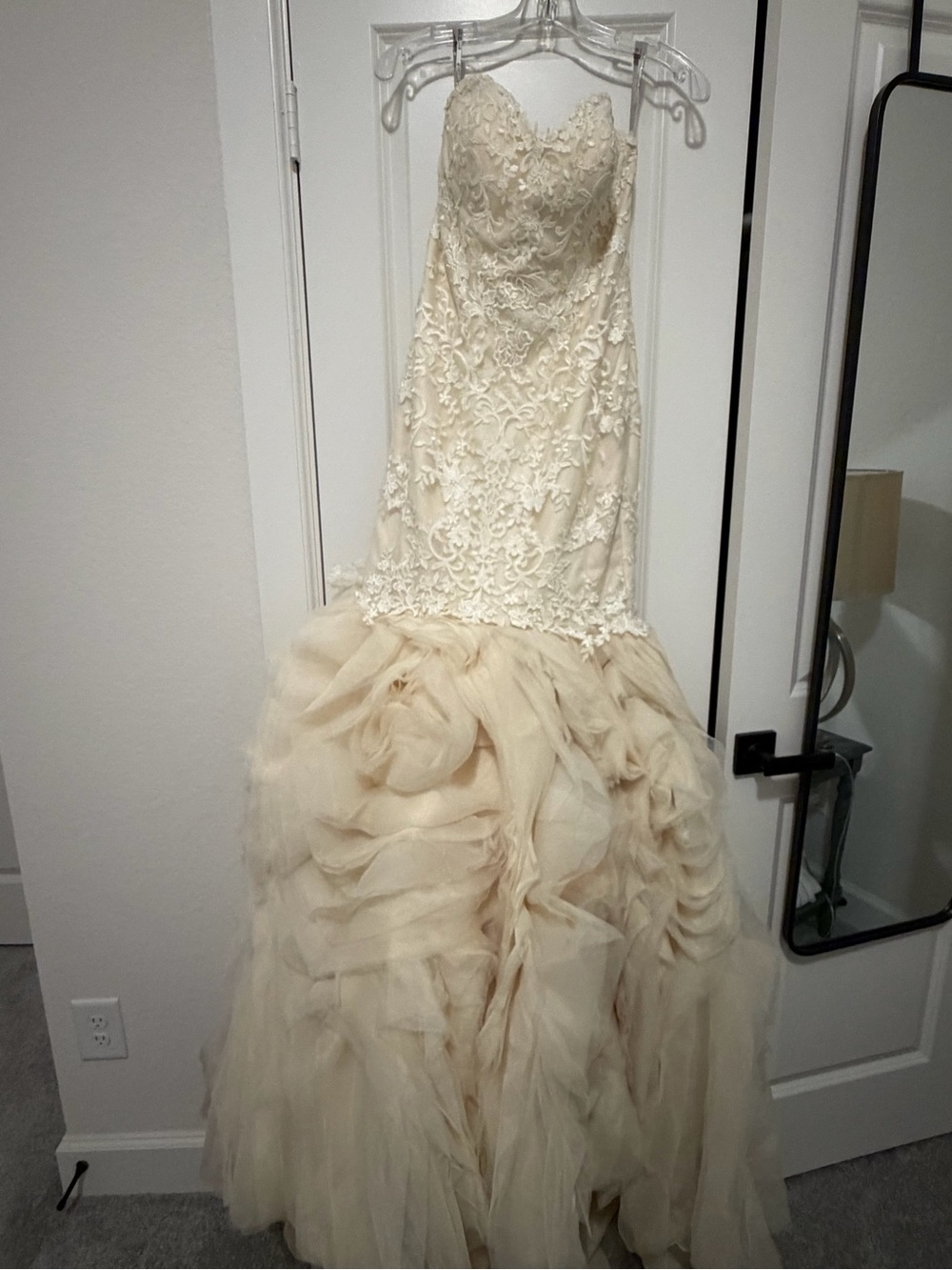 Maggie Sottero Cream “Paulina” gown